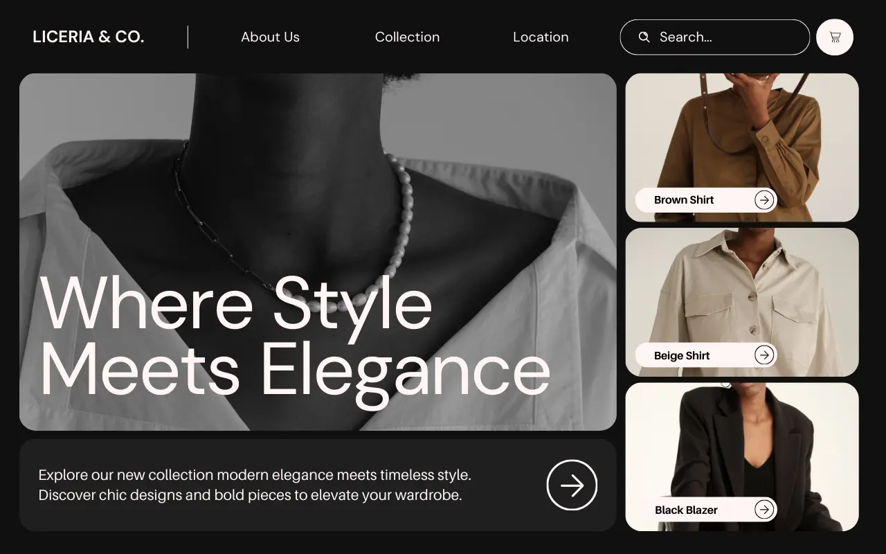 Eleganz trifft Innovation, Branding für Webentwicklung