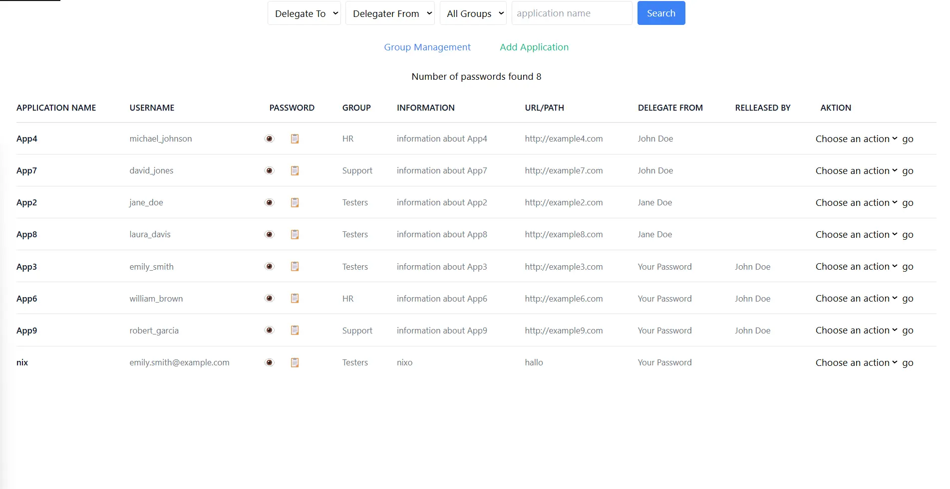 Webanwendung Beispiel | Ariserta